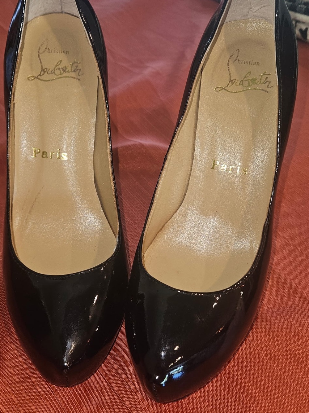Pretty, Pretty, Pretty… Christian Louboutin Black Patent Pointed-Toe Pumps